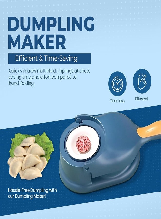 RIPIENO 2-in-1 Dumpling Maker & Dough Press - Fast Momo, Empanada, Ravioli Mold - Save 50% Prep Time - Leak-Proof Kitchen Tool for Home Chefs - Image 2